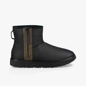 Ugg Classic Mini Zip Waterproof Alla Väderstövlar Herr Svarta (715493CIU)